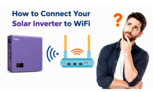 How to connect solar inverter to wifi